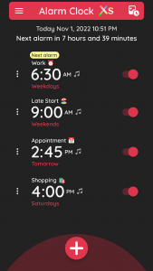 اسکرین شات برنامه Simple Alarm Clock+Night Clock 7