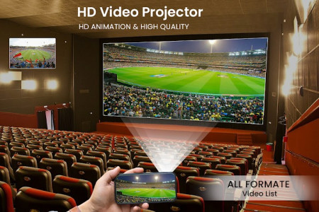 اسکرین شات برنامه HD Video Projector Simulator 1