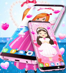 اسکرین شات برنامه Doll princess live wallpaper 6