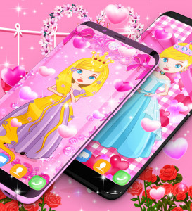 اسکرین شات برنامه Doll princess live wallpaper 7