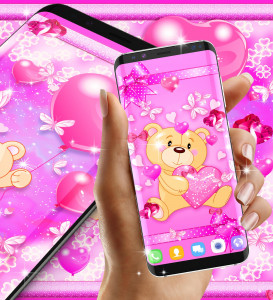 اسکرین شات برنامه Teddy bear love wallpapers 7