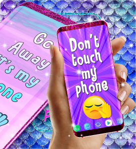 اسکرین شات 2 برنامه Don't touch my phone wallpaper