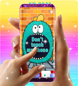 اسکرین شات 6 برنامه Don't touch my phone wallpaper