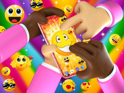 اسکرین شات 1 برنامه Emoji live wallpaper