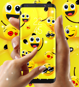 اسکرین شات برنامه Emoji live wallpaper 6