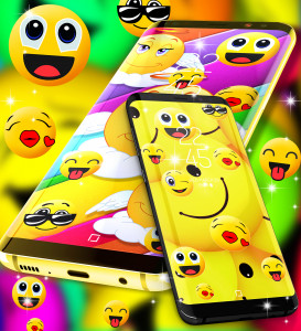 اسکرین شات برنامه Emoji live wallpaper 4