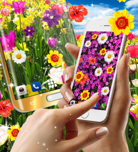 اسکرین شات برنامه Flowers live wallpaper 7