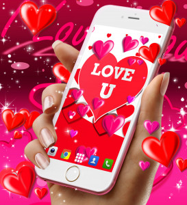 اسکرین شات برنامه I love you live wallpaper 8