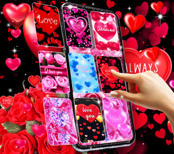 اسکرین شات برنامه I love you live wallpaper 1