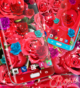 اسکرین شات برنامه Rose live wallpaper 5