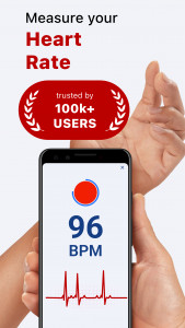 اسکرین شات 1 برنامه Cardi Mate: Heart Rate Monitor