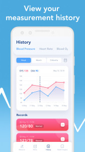 اسکرین شات برنامه Cardi Mate: Heart Rate Monitor 4