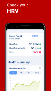 اسکرین شات 4 برنامه Cardi Mate: Heart Rate Monitor