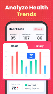 اسکرین شات برنامه Heart Rate: Heart Rate Monitor 3