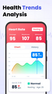 اسکرین شات برنامه Heart Rate App: Pulse Monitor 4