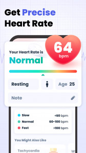 اسکرین شات برنامه Heart Rate App: Pulse Monitor 2