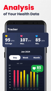 اسکرین شات برنامه Heart Rate Monitor - Pulse App 5