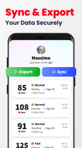 اسکرین شات 8 برنامه Heart Rate Monitor - Pulse App