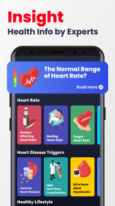 اسکرین شات برنامه Heart Rate Monitor - Pulse App 6