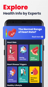 اسکرین شات برنامه Heart Rate Monitor - Pulse App 7