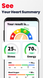 اسکرین شات 3 برنامه Heart Rate Monitor - Pulse App