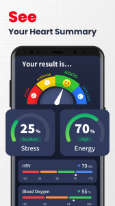 اسکرین شات 3 برنامه Heart Rate Monitor - Pulse App