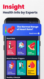اسکرین شات برنامه Heart Rate Monitor - Pulse App 4