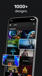 اسکرین شات 4 برنامه GRUBL™ 4D Live Wallpapers + AI