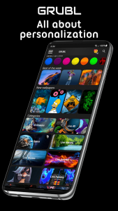 اسکرین شات 7 برنامه GRUBL™ 4D Live Wallpapers + AI
