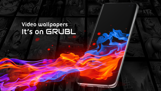 اسکرین شات برنامه GRUBL™ 4D Live Wallpapers + AI 3