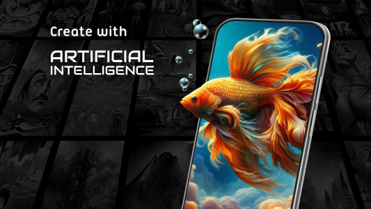 اسکرین شات 1 برنامه GRUBL™ 4D Live Wallpapers + AI