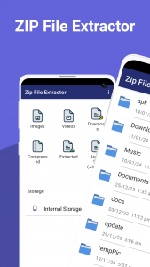 اسکرین شات 1 برنامه Zip File Extractor