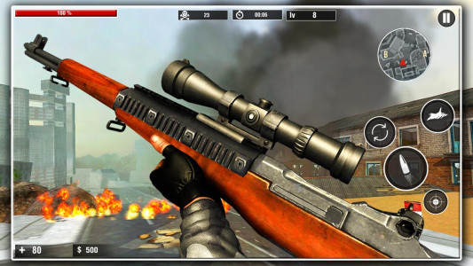 اسکرین شات بازی Sniper FPS: WW2 Shooter Games 1