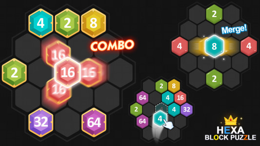 اسکرین شات 7 بازی Merge puzzle - Hexa