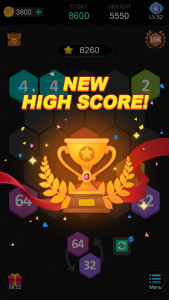اسکرین شات 5 بازی Merge puzzle - Hexa