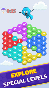 اسکرین شات 3 بازی Hexa Run®: Hexa Puzzle Game