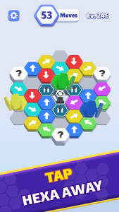 اسکرین شات 1 بازی Hexa Run: Hexa Puzzle Game