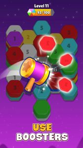 اسکرین شات 2 بازی Hexa Sort 3D: Color Puzzle