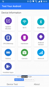 اسکرین شات برنامه Test Your Android 1