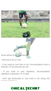 اسکرین شات 5 برنامه Soccer Footwork Training