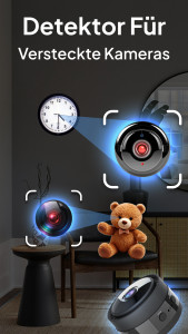 اسکرین شات 1 برنامه Detektor versteckte Kameras