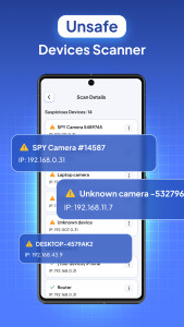 اسکرین شات 5 برنامه Hidden Camera Detector - CamX