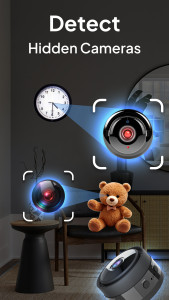 اسکرین شات 1 برنامه Hidden Camera Detector - CamX