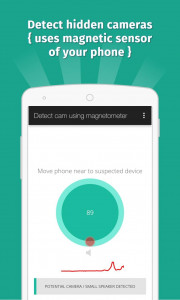 اسکرین شات 2 برنامه Hidden Camera Detector