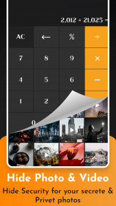 اسکرین شات برنامه App lock & Calculator Vault 2