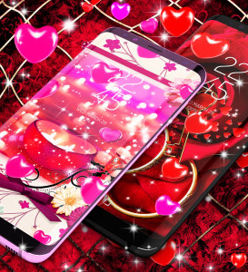 اسکرین شات 4 برنامه Romantic live wallpaper