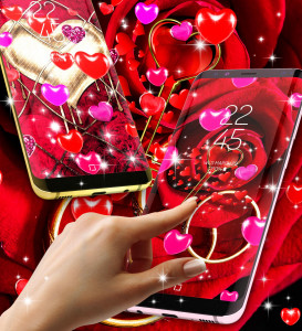 اسکرین شات 3 برنامه Romantic live wallpaper