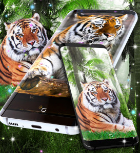 اسکرین شات 5 برنامه Tiger live wallpaper