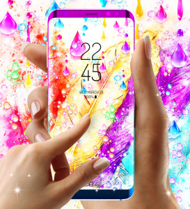 اسکرین شات 2 برنامه Watercolor live wallpapers