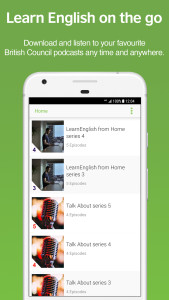 اسکرین شات 1 برنامه LearnEnglish Podcasts